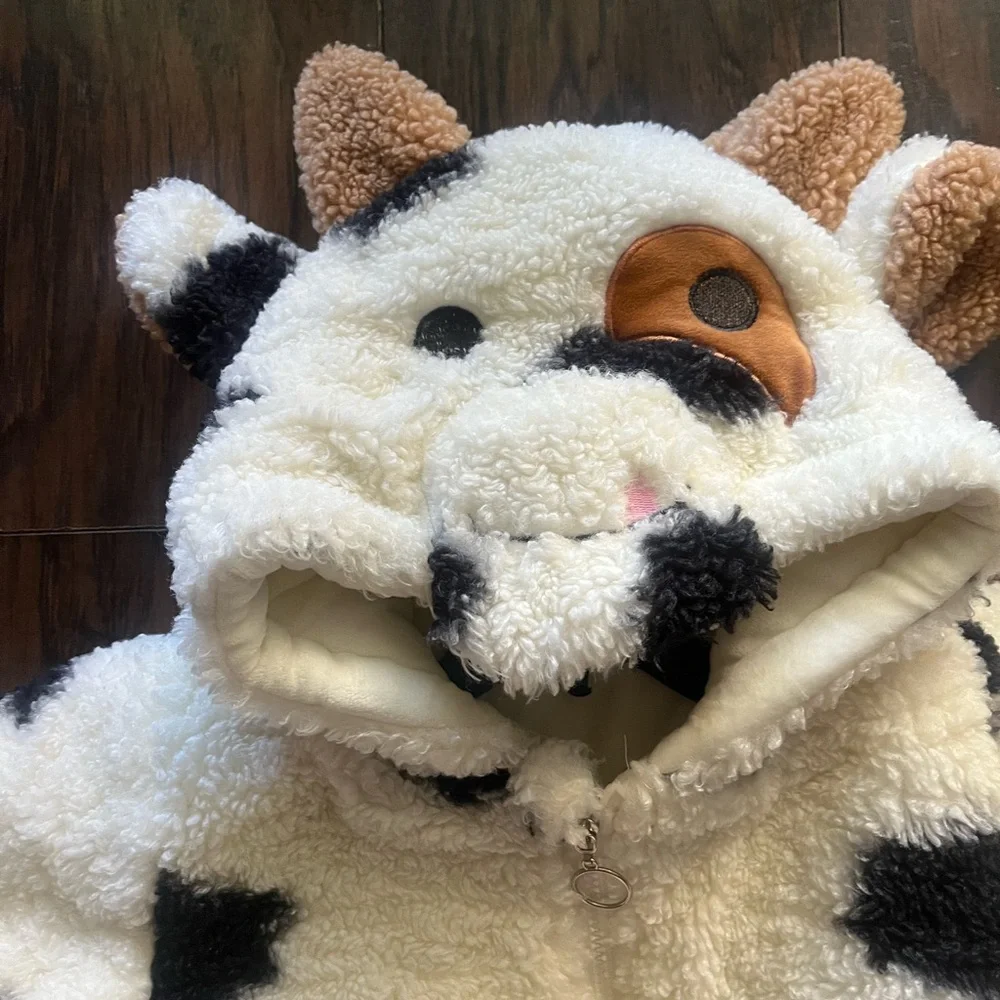 Adorable Cow Print Baby Onesie